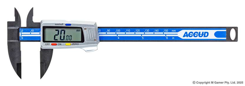 150mm Plastic Digital Caliper